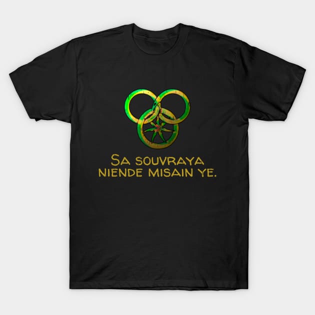 Sa souvraya niende misain ye. T-Shirt by Yas R